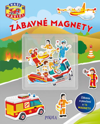 Zábavné magnety - Naši hasiči