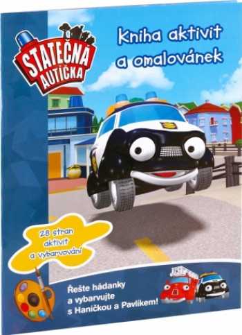 Doplňovačky, kvízy, omalovánky Statečná autíčka