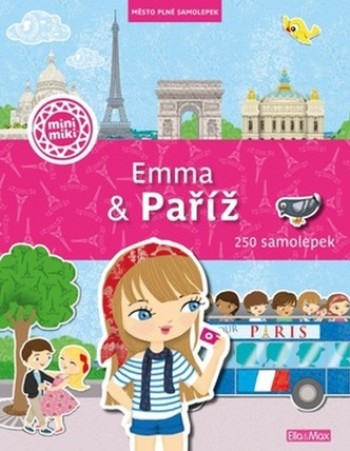Emma a Paříž - 250 samolepek
