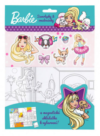 Barbie - Samolepky a omalovánky