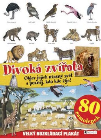 Divoká zvířata – velký rozkládací plakát, 80 samol