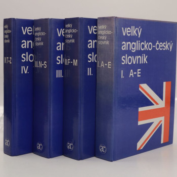 ANT Velký anglicko-český slovník I-IV (komplet)
