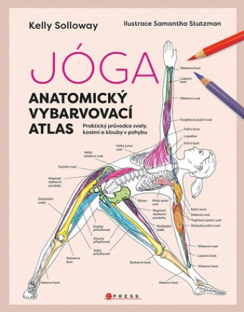 JÓGA - Anatomický vybarvovací atlas