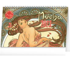 Stolní kalendář Alfons Mucha 2023